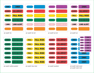 ZEBRA, CONSUMABLES, SPOT ALERT POLYESTER LABEL , 6 1.3125